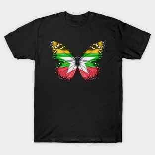 Burmese Flag  Butterfly - Gift for Burmese From Myanmar T-Shirt